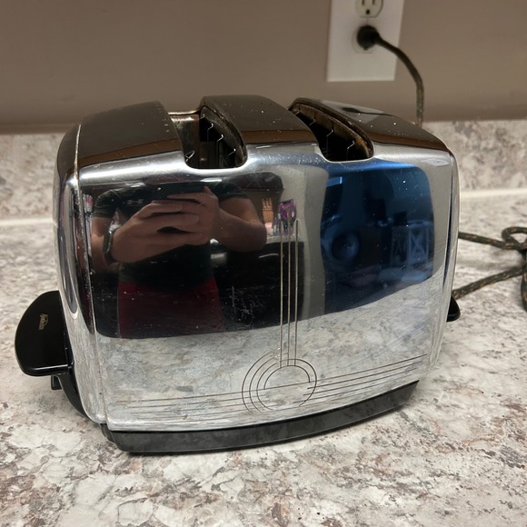 Sunbeam Other - Sunbeam Toaster T-20B 2-Slice Chrome Vintage Art Deco Radiant Control Silver MCM